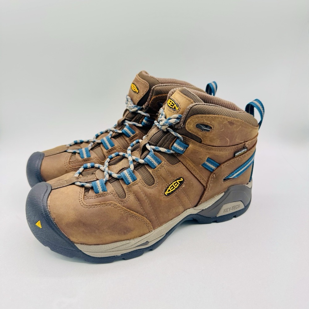 Keen Boots Detroit XT Men's Size 9.5 EE Wide Brown Waterproof Leather Steel Toe